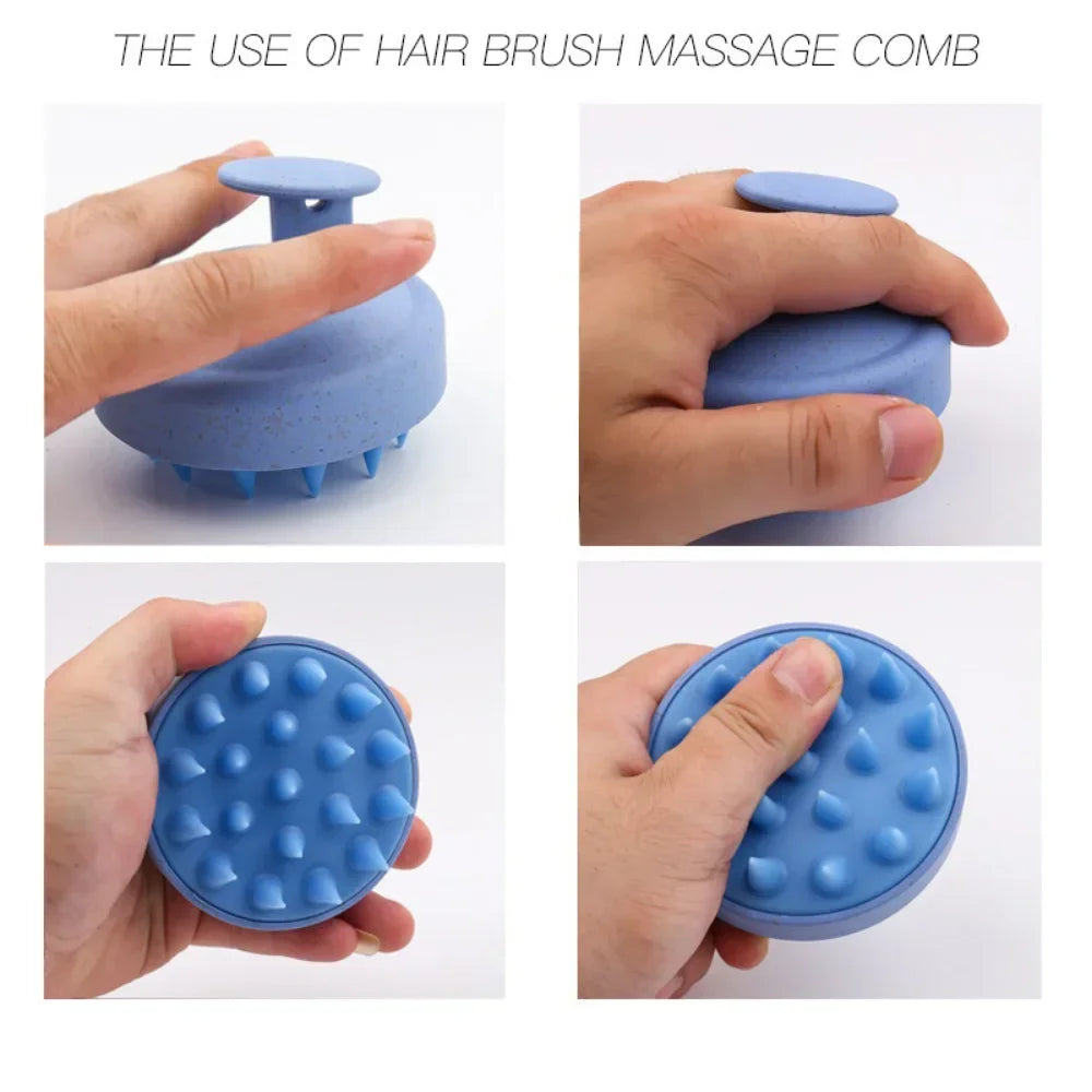 Silicone Shampoo Massage Brush